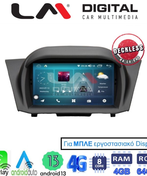 Kimpiris - LM Digital - LM C8152B GPS Οθόνη OEM Multimedia Αυτοκινήτου για FORD FIESTA 2008>2009για εργοστασιακή οθόνη με ΜΠΛΕ φωτισμό (CarPlay/AndroidAuto/BT/GPS/WIFI/GPRS)