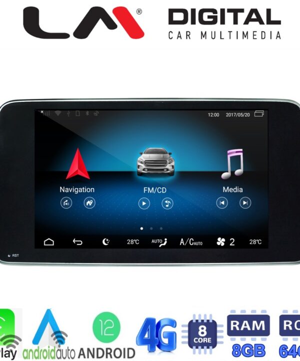 Kimpiris - LM Digital - LM G511 GPS Οθόνη OEM Multimedia Αυτοκινήτου για MERCEDES ML (W168) 2012 > 2019 & GL (X166) 2013 > 2019 (CarPlay/AndroidAuto/BT/GPS/WIFI/GPRS)