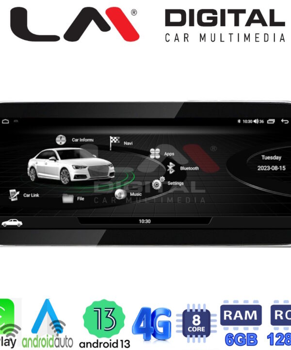 Kimpiris - LM Digital - LM GH6 310 HIGH Οθόνη OEM Multimedia Αυτοκινήτου για AUDI A4 2009 > 2017 με Navi (CarPlay/AndroidAuto/BT/GPS/WIFI/GPRS)