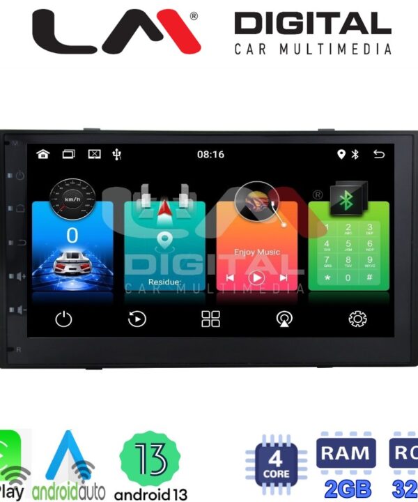 Kimpiris - LM Digital - LM N4900 GPS Οθόνη universal 2DIN Multimedia Αυτοκινήτου (CarPlay/AndroidAuto/BT/GPS/WIFI)