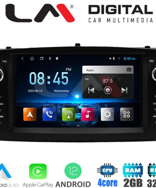 Kimpiris - LM Digital – LM U4010 GPS Οθόνη OEM Multimedia Αυτοκινήτου για Toyota Corolla 2000-2007 (CarPlay/AndroidAuto/BT/GPS/WIFI/GPRS)