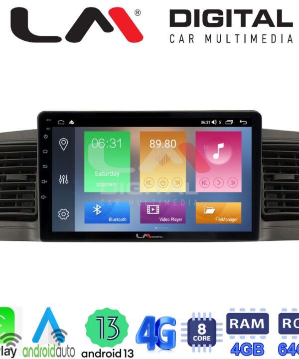 Kimpiris - LM Digital - LM ZC8010 GPS Οθόνη OEM Multimedia Αυτοκινήτου για Toyota Corolla 2000-2007  (CarPlay/AndroidAuto/BT/GPS/WIFI/GPRS)