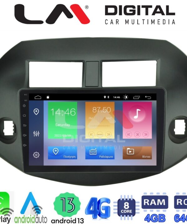 Kimpiris - LM Digital – LM ZC8018B GPS Οθόνη OEM Multimedia Αυτοκινήτου για TOYOTA RAV4 2006-2012 (CarPlay/AndroidAuto/BT/GPS/WIFI/GPRS)