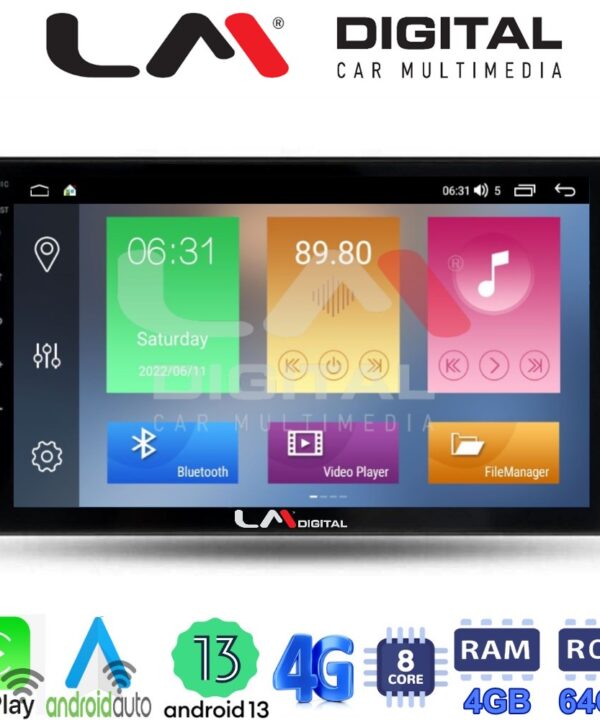Kimpiris - LM Digital - LM ZC8452 GPS Οθόνη OEM Multimedia Αυτοκινήτου για Ford Fiesta 2019> (CarPlay/AndroidAuto/BT/GPS/WIFI/GPRS)