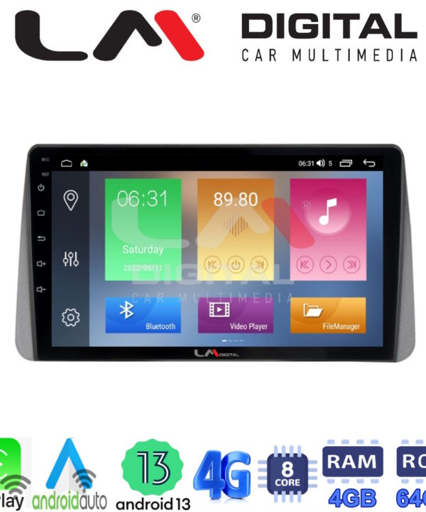Kimpiris - LM Digital - LM ZC8749 GPS Οθόνη OEM Multimedia Αυτοκινήτου για Fiat Tipo 2015 > 2019 (CarPlay/AndroidAuto/BT/GPS/WIFI/GPRS)