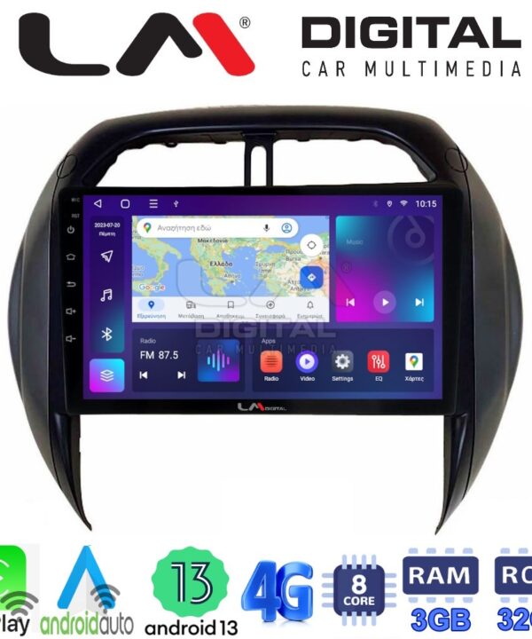 Kimpiris - LM Digital - LM ZE8071CL GPS Οθόνη OEM Multimedia Αυτοκινήτου για Toyota Rav4 2000 > 2006 (CarPlay/AndroidAuto/BT/GPS/WIFI/GPRS)