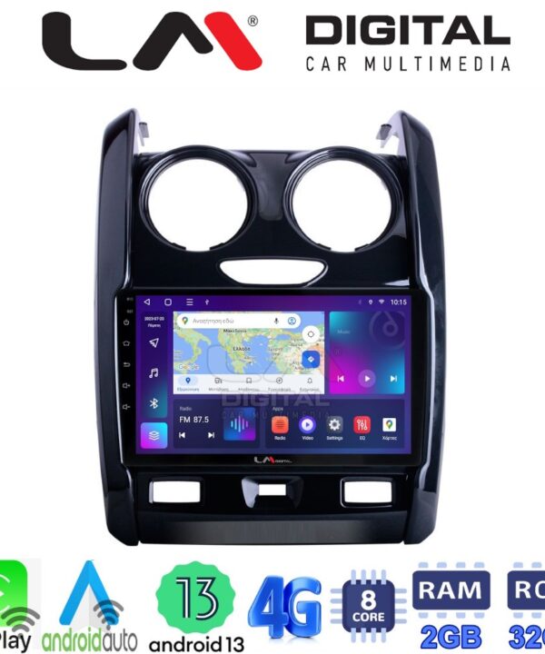 Kimpiris - LM Digital - LM ZE8158 GPS Οθόνη OEM Multimedia Αυτοκινήτου για DACIA DUSTER 2013>2019 (CarPlay/AndroidAuto/BT/GPS/WIFI/GPRS)