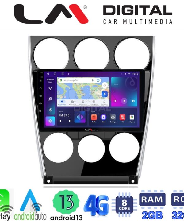 Kimpiris - LM Digital - LM ZE8436 GPS Οθόνη OEM Multimedia Αυτοκινήτου για MAZDA 6 facelift 2005>2008  (CarPlay/AndroidAuto/BT/GPS/WIFI/GPRS)