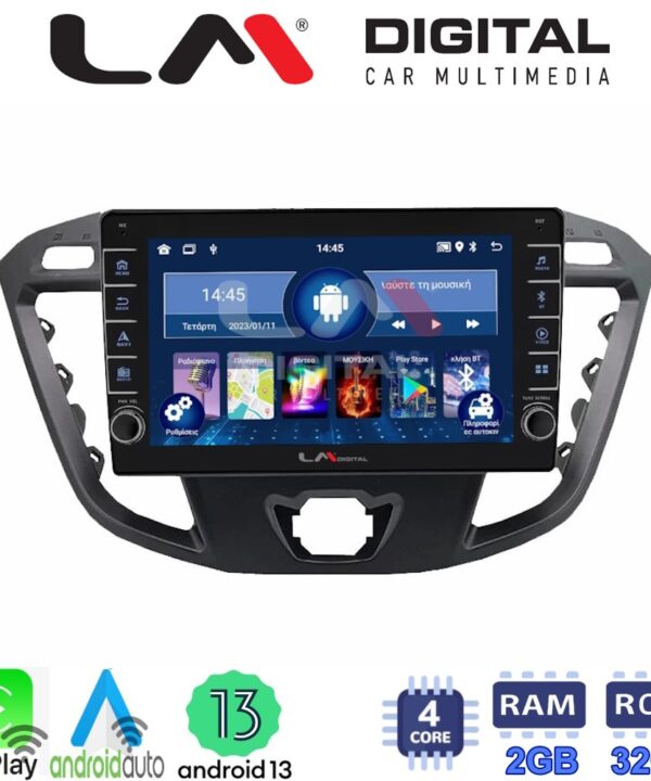 Kimpiris - LM Digital - LM ZG4366 GPS Οθόνη OEM Multimedia Αυτοκινήτου για TRANSIT CUSTOM - TOURNEO CUSTOM 2013> (CarPlay/AndroidAuto/BT/GPS/WIFI/GPRS)