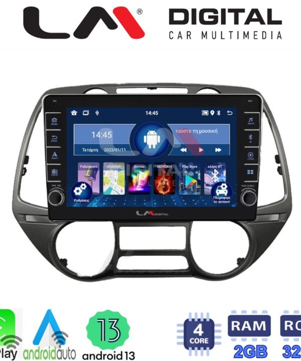 Kimpiris - LM Digital - LM ZG4837 GPS Οθόνη OEM Multimedia Αυτοκινήτου για Hyundai i20 2008 > 2014 (CarPlay/AndroidAuto/BT/GPS/WIFI/GPRS)
