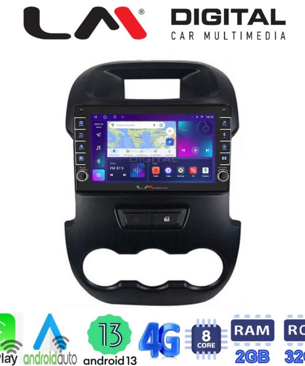 Kimpiris - LM Digital - LM ZG8245 GPS Οθόνη OEM Multimedia Αυτοκινήτου για FORD RANGER 2011> 2015 (CarPlay/AndroidAuto/BT/GPS/WIFI/GPRS)