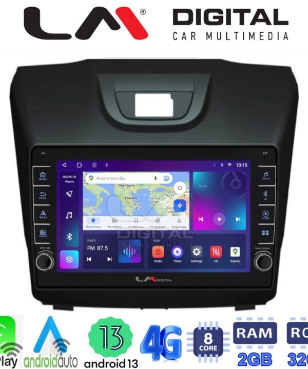Kimpiris - LM Digital - LM ZG8435 GPS Οθόνη OEM Multimedia Αυτοκινήτου για ISUZU DMAX 2012> (CarPlay/AndroidAuto/BT/GPS/WIFI/GPRS)