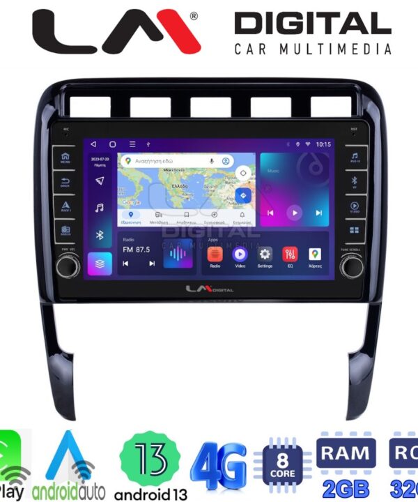Kimpiris - LM Digital - LM ZG8443 GPS Οθόνη OEM Multimedia Αυτοκινήτου για PORSCHE CAYENNE 2002>2011 (CarPlay/AndroidAuto/BT/GPS/WIFI/GPRS)
