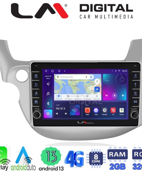 Kimpiris - LM Digital - LM ZG8549 GPS Οθόνη OEM Multimedia Αυτοκινήτου για HONDA JAZZ 2008>2013 (CarPlay/AndroidAuto/BT/GPS/WIFI/GPRS)