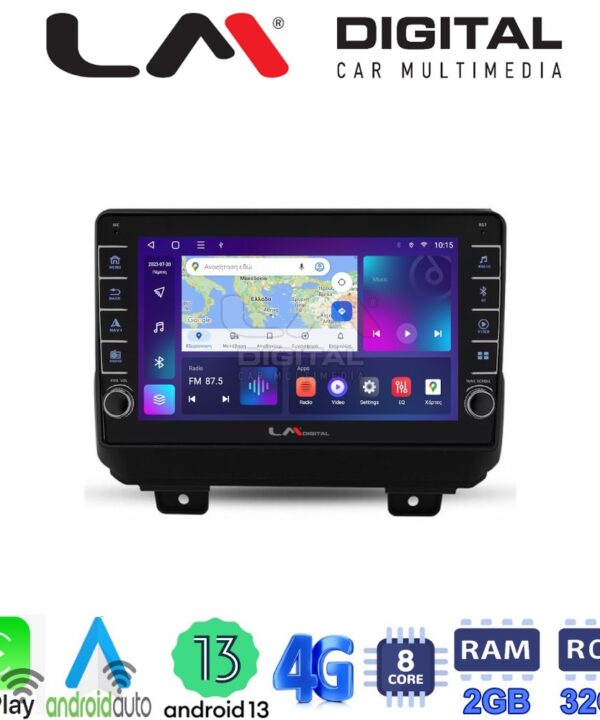 Kimpiris - LM Digital - LM ZG8746 GPS Οθόνη OEM Multimedia Αυτοκινήτου για JEEP  WRANGLER 2018>  (CarPlay/AndroidAuto/BT/GPS/WIFI/GPRS)