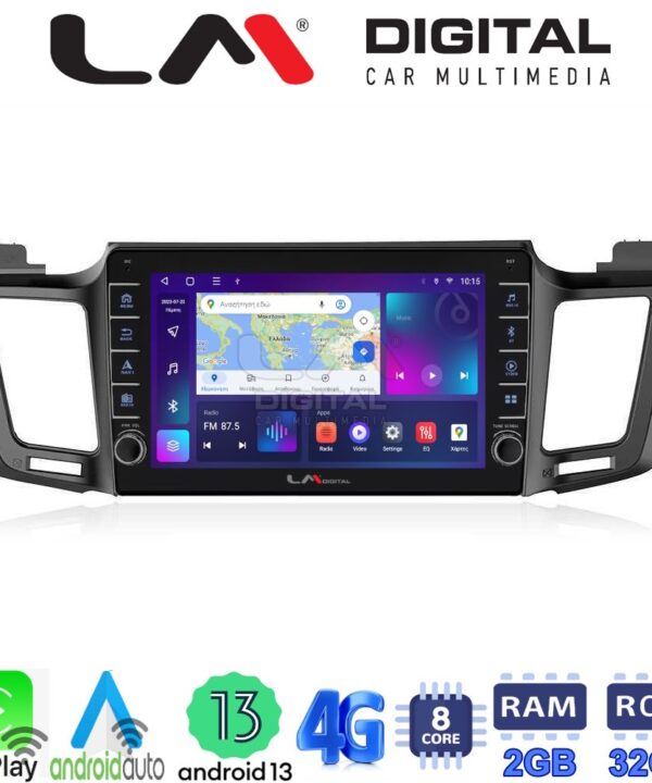 Kimpiris - LM Digital - LM ZG8947 GPS Οθόνη OEM Multimedia Αυτοκινήτου για TOYOTA RAV 4  2013 > 2020 (CarPlay/AndroidAuto/BT/GPS/WIFI/GPRS)