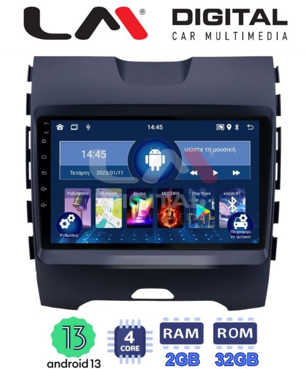 Kimpiris - LM Digital - LM ZL4248 GPS Οθόνη OEM Multimedia Αυτοκινήτου για Ford Edge 2016 > (BT/GPS/WIFI/GPRS)