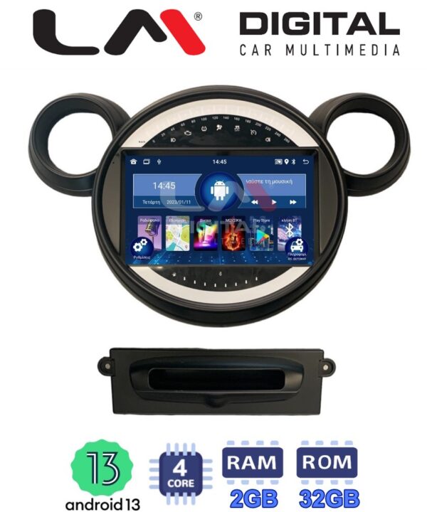 Kimpiris - LM Digital - LM ZL4835 GPS Οθόνη OEM Multimedia Αυτοκινήτου για MINI Clubman '07>'14 & Countryman '10>'16 & Paceman '12>'16 & Cooper '07>'14 (BT/GPS/WIFI)