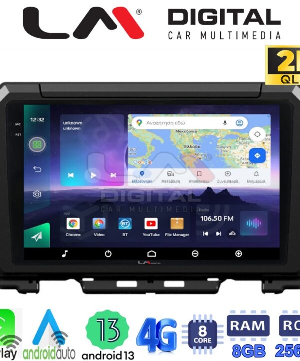 Kimpiris - LM Digital - LM ZQ8570 GPS Οθόνη OEM Multimedia Αυτοκινήτου για SUZUKI JIMNY 2018> (CarPlay/AndroidAuto/BT/GPS/WIFI/GPRS)