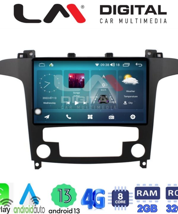 Kimpiris - LM Digital - LM ZR8003 GPS Οθόνη OEM Multimedia Αυτοκινήτου για Ford S-Max 2006 > 2014 (CarPlay/AndroidAuto/BT/GPS/WIFI/GPRS)