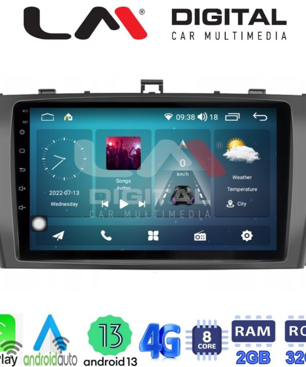 Kimpiris - LM Digital - LM ZR8027B GPS Οθόνη OEM Multimedia Αυτοκινήτου για 0 (CarPlay/AndroidAuto/BT/GPS/WIFI/GPRS)