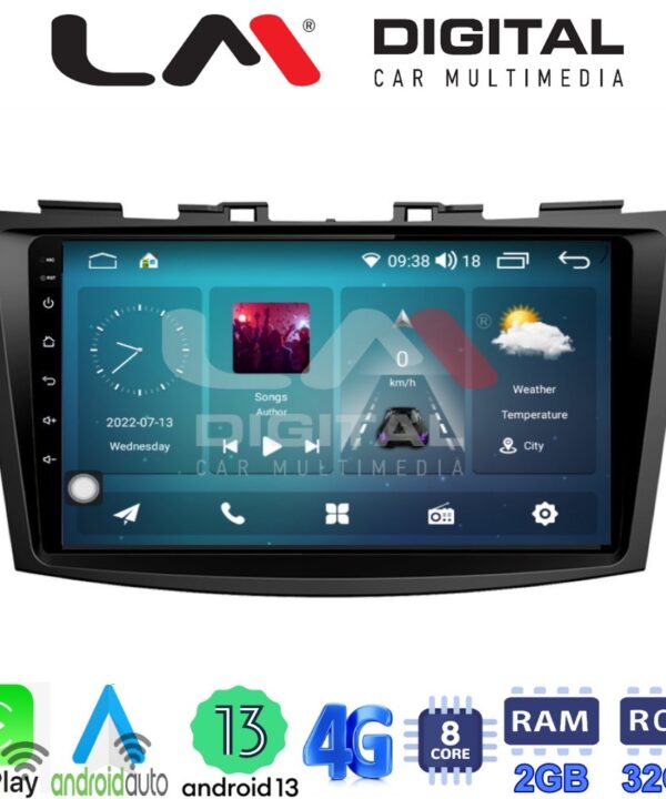 Kimpiris - LM Digital - LM ZR8179 GPS Οθόνη OEM Multimedia Αυτοκινήτου για SUZUKI SWIFT 2011>2016 (CarPlay/AndroidAuto/BT/GPS/WIFI/GPRS)