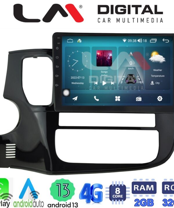 Kimpiris - LM Digital - LM ZR8231 GPS Οθόνη OEM Multimedia Αυτοκινήτου για MITSUBISHI OUTLANDER  2013> (CarPlay/AndroidAuto/BT/GPS/WIFI/GPRS)