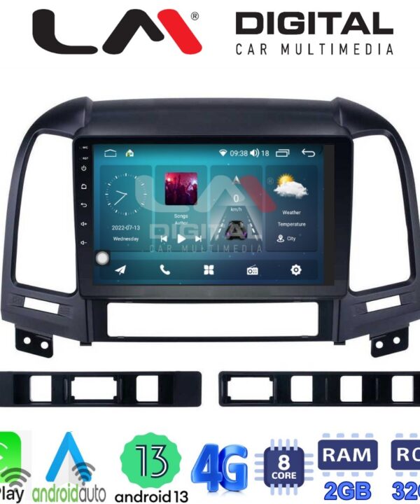 Kimpiris - LM Digital - LM ZR8239 GPS Οθόνη OEM Multimedia Αυτοκινήτου για Hyundai SantaFe 2006 > 2013 (CarPlay/AndroidAuto/BT/GPS/WIFI/GPRS)
