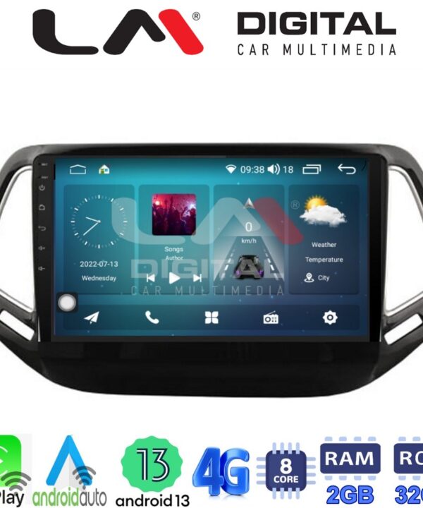 Kimpiris - LM Digital - LM ZR8253 GPS Οθόνη OEM Multimedia Αυτοκινήτου για JEEP COMPASS 2017> (CarPlay/AndroidAuto/BT/GPS/WIFI/GPRS)