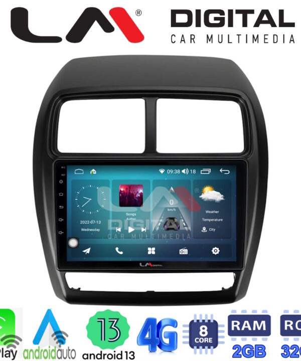 Kimpiris - LM Digital - LM ZR8318 GPS Οθόνη OEM Multimedia Αυτοκινήτου για Mitsubishi ASX 2020 > 2023 (CarPlay/AndroidAuto/BT/GPS/WIFI/GPRS)