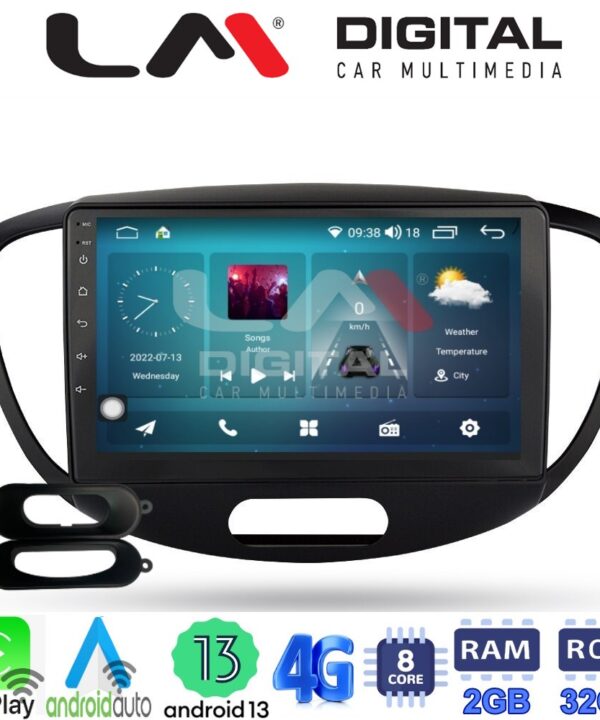 Kimpiris - LM Digital - LM ZR8455 GPS Οθόνη OEM Multimedia Αυτοκινήτου για HYUNDAI i10 2008>2013 (CarPlay/AndroidAuto/BT/GPS/WIFI/GPRS)
