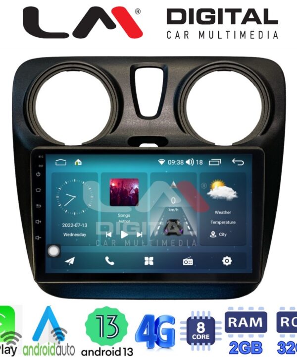 Kimpiris - LM Digital - LM ZR8657 GPS Οθόνη OEM Multimedia Αυτοκινήτου για Dacia Dokker 2012 > (CarPlay/AndroidAuto/BT/GPS/WIFI/GPRS)