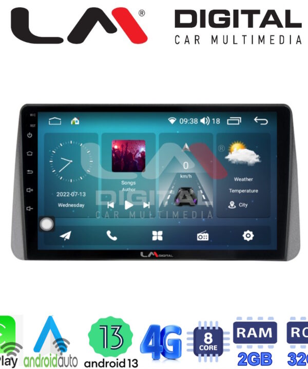 Kimpiris - LM Digital - LM ZR8749 GPS Οθόνη OEM Multimedia Αυτοκινήτου για Fiat Tipo 2015 > 2019 (CarPlay/AndroidAuto/BT/GPS/WIFI/GPRS)