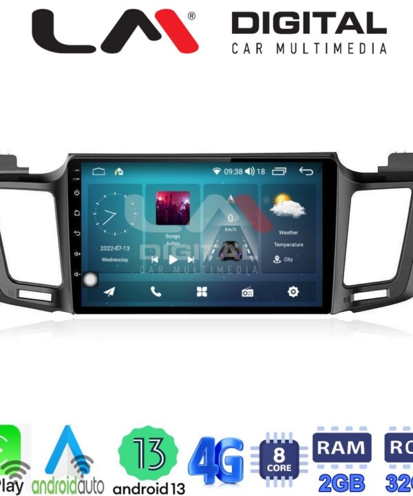 Kimpiris - LM Digital - LM ZR8947 GPS Οθόνη OEM Multimedia Αυτοκινήτου για TOYOTA RAV 4  2013 > 2020 (CarPlay/AndroidAuto/BT/GPS/WIFI/GPRS)