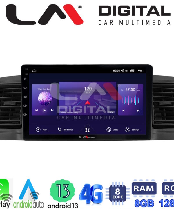 Kimpiris - LM Digital - LM ZT8010B GPS Οθόνη OEM Multimedia Αυτοκινήτου για Toyota Corolla 2000-2007 (CarPlay/AndroidAuto/BT/GPS/WIFI/GPRS)
