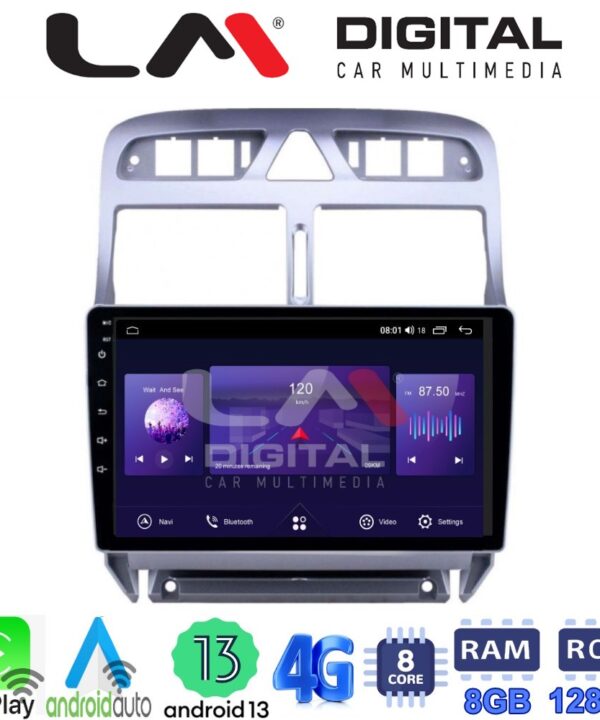 Kimpiris - LM Digital - LM ZT8017 GPS Οθόνη OEM Multimedia Αυτοκινήτου για PEUGEOT 307 2001 > 2008  (CarPlay/AndroidAuto/BT/GPS/WIFI/GPRS)