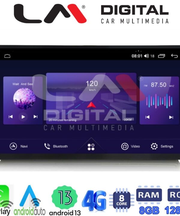 Kimpiris - LM Digital - LM ZT8028B GPS Οθόνη OEM Multimedia Αυτοκινήτου για Toyota Auris 2007 > 2012 (CarPlay/AndroidAuto/BT/GPS/WIFI/GPRS)
