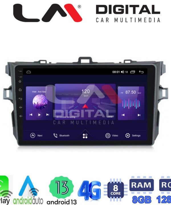 Kimpiris - LM Digital - LM ZT8063 GPS Οθόνη OEM Multimedia Αυτοκινήτου για TOYOTA COROLLA 2006>2012  (CarPlay/AndroidAuto/BT/GPS/WIFI/GPRS)