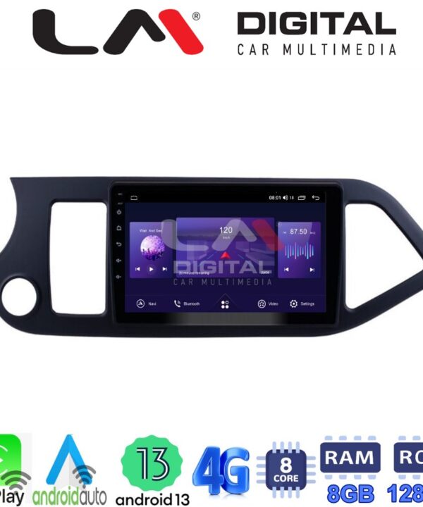 Kimpiris - LM Digital - LM ZT8120 GPS Οθόνη OEM Multimedia Αυτοκινήτου για KIA PICCANTO 2011>2017 (CarPlay/AndroidAuto/BT/GPS/WIFI/GPRS)