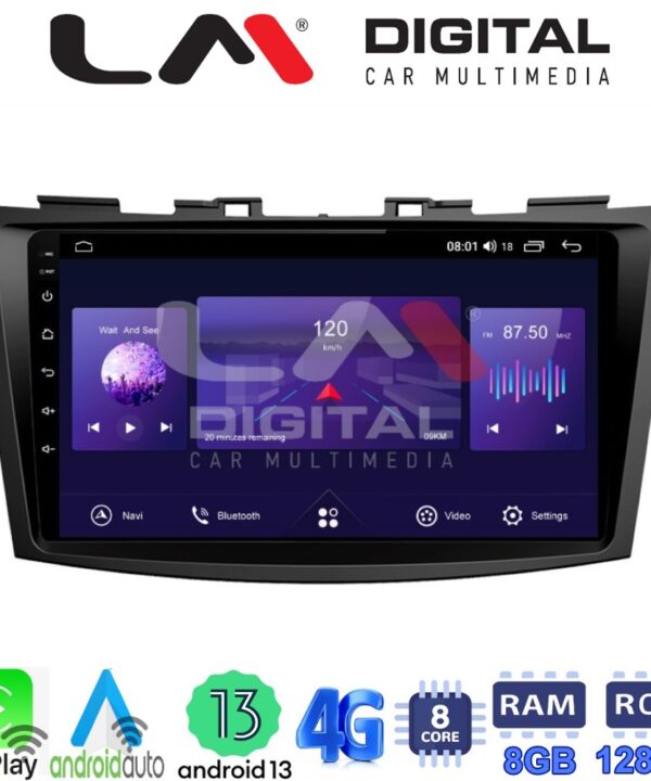 Kimpiris - LM Digital - LM ZT8179 GPS Οθόνη OEM Multimedia Αυτοκινήτου για SUZUKI SWIFT 2011>2016 (CarPlay/AndroidAuto/BT/GPS/WIFI/GPRS)