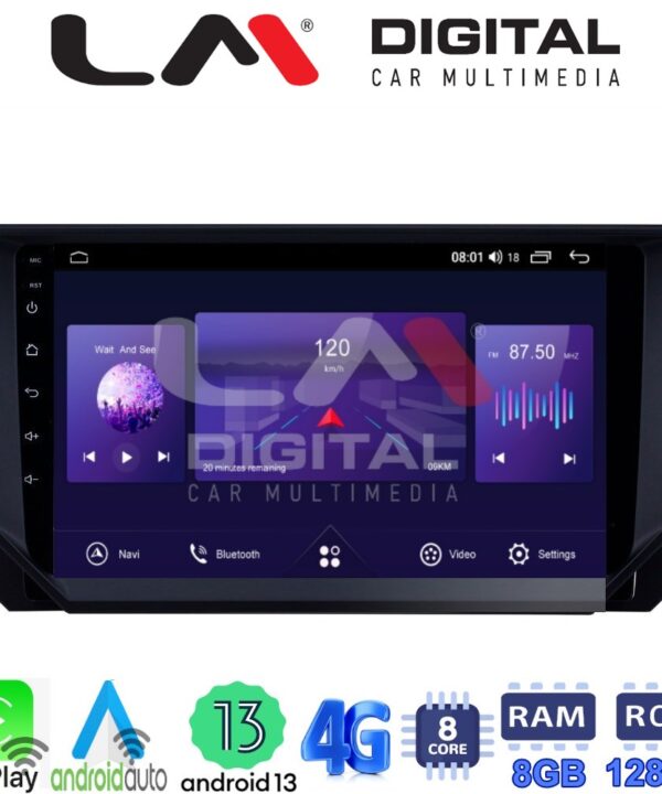 Kimpiris - LM Digital - LM ZT8222 GPS Οθόνη OEM Multimedia Αυτοκινήτου για Seat Ibiza - Arona 2018> (CarPlay/AndroidAuto/BT/GPS/WIFI/GPRS)