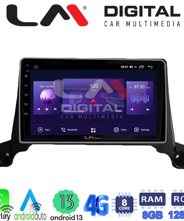 Kimpiris - LM Digital - LM ZT8324 GPS Οθόνη OEM Multimedia Αυτοκινήτου για Peugeot 3008/5008 2016> (CarPlay/AndroidAuto/BT/GPS/WIFI/GPRS)