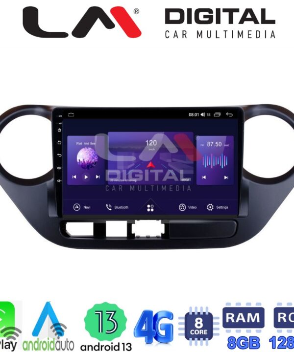 Kimpiris - LM Digital - LM ZT8406 GPS Οθόνη OEM Multimedia Αυτοκινήτου για Hyundai i10 2014> (CarPlay/AndroidAuto/BT/GPS/WIFI/GPRS)