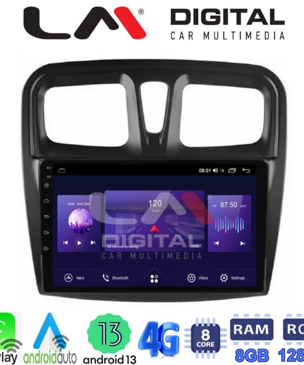 Kimpiris - LM Digital - LM ZT8557 GPS Οθόνη OEM Multimedia Αυτοκινήτου για Dacia Santero 2012 > 2020 (CarPlay/AndroidAuto/BT/GPS/WIFI/GPRS)