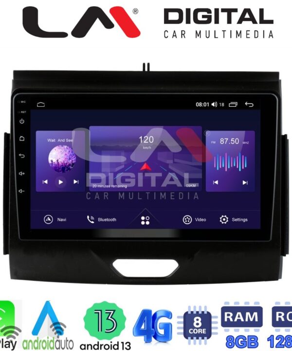 Kimpiris - LM Digital - LM ZT8576B GPS Οθόνη OEM Multimedia Αυτοκινήτου για FORD RANGER 2015>2020 (CarPlay/AndroidAuto/BT/GPS/WIFI/GPRS)