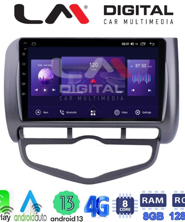 Kimpiris - LM Digital - LM ZT8731 GPS Οθόνη OEM Multimedia Αυτοκινήτου για Honda Jazz 2003 - 2008 (CarPlay/AndroidAuto/BT/GPS/WIFI/GPRS)