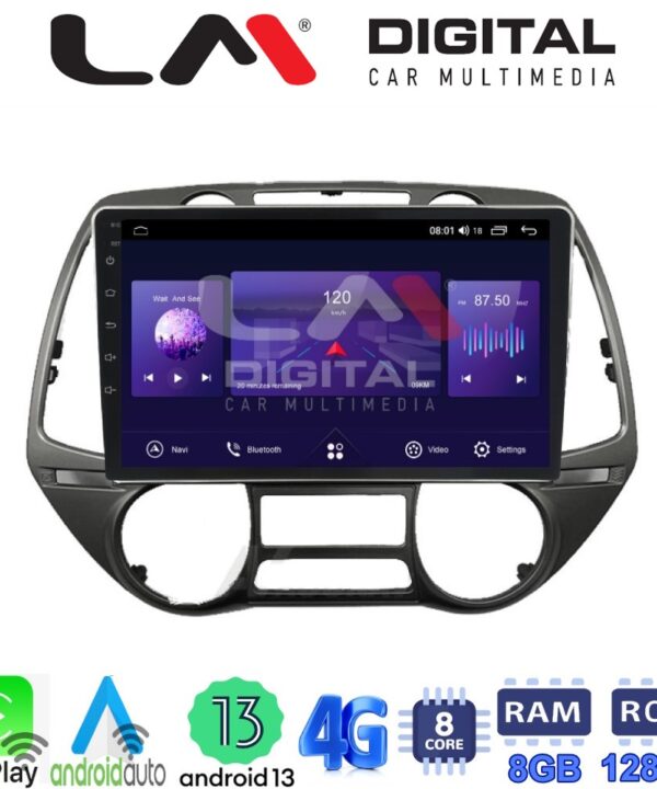 Kimpiris - LM Digital - LM ZT8837 GPS Οθόνη OEM Multimedia Αυτοκινήτου για Hyundai i20 2008 > 2014 (CarPlay/AndroidAuto/BT/GPS/WIFI/GPRS)