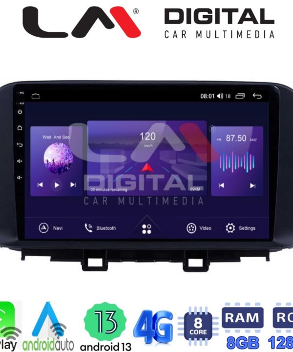 Kimpiris - LM Digital - LM ZT8961 GPS Οθόνη OEM Multimedia Αυτοκινήτου για HYUNDAI KONA  mod.2017> (CarPlay/AndroidAuto/BT/GPS/WIFI/GPRS)