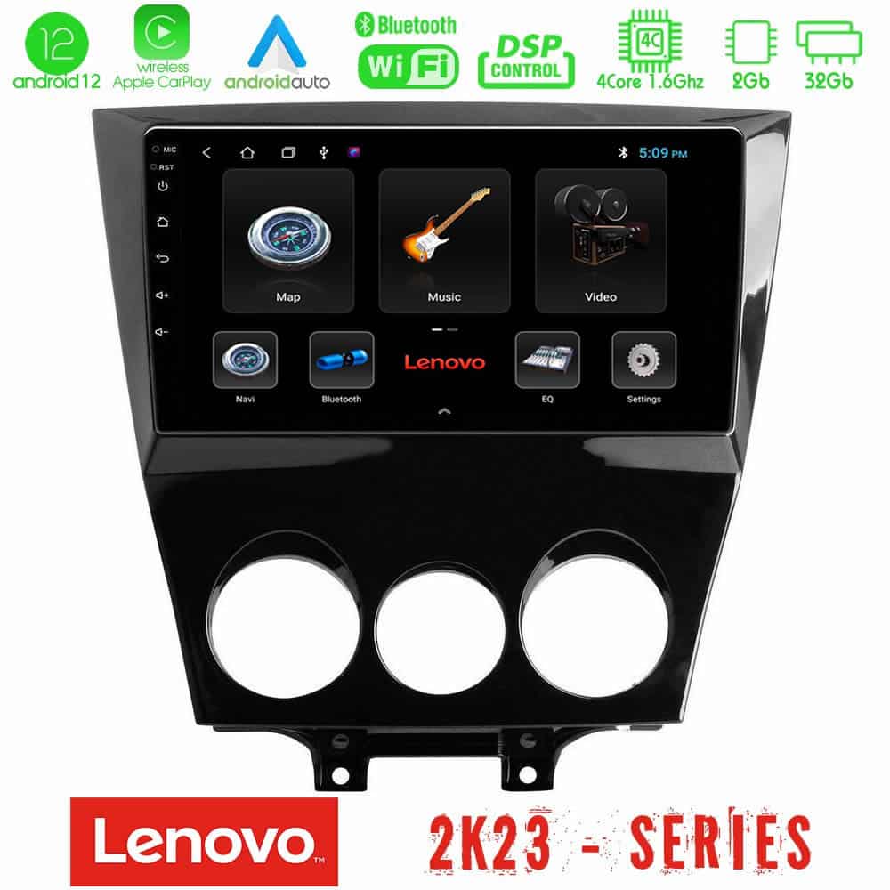 Lenovo Car Pad Mazda RX8 2008 2012 4Core Android12 232GB Navigation Multimedia Tablet 9