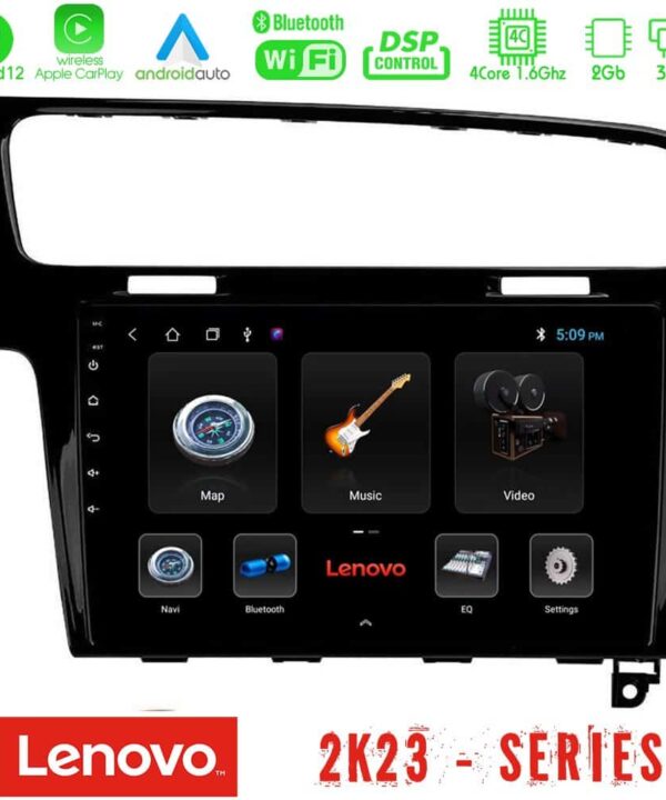 Lenovo Car Pad VW GOLF 7 4Core Android12 232GB Navigation Multimedia Tablet 10 1